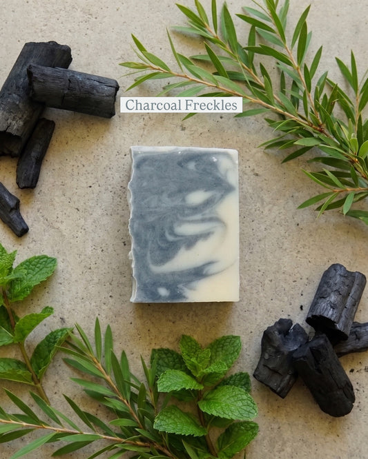 Charcoal Freckles - Body Scrub Soap Bar