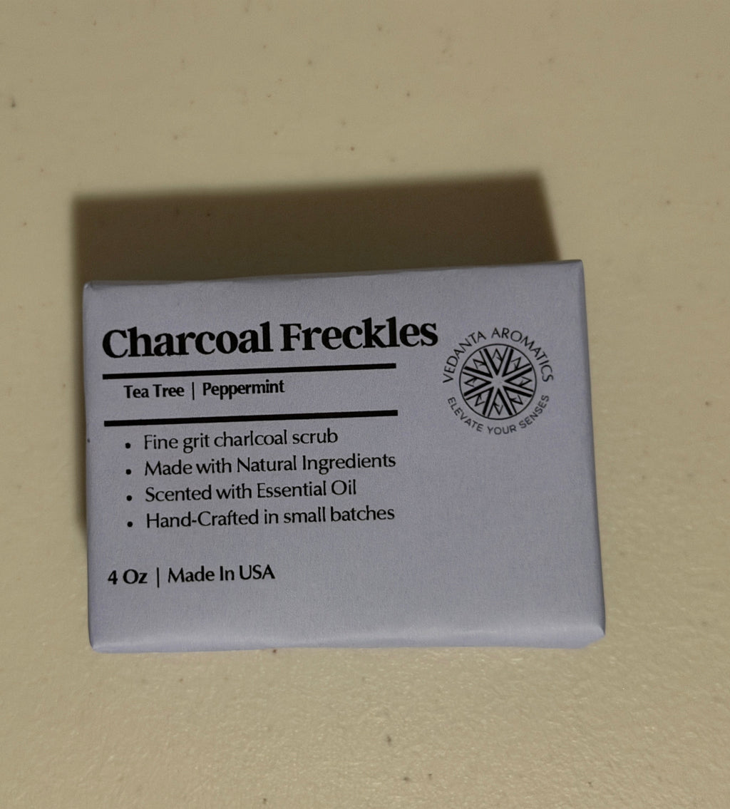 Charcoal Freckles | Body Scrub Soap Bar 4 oz