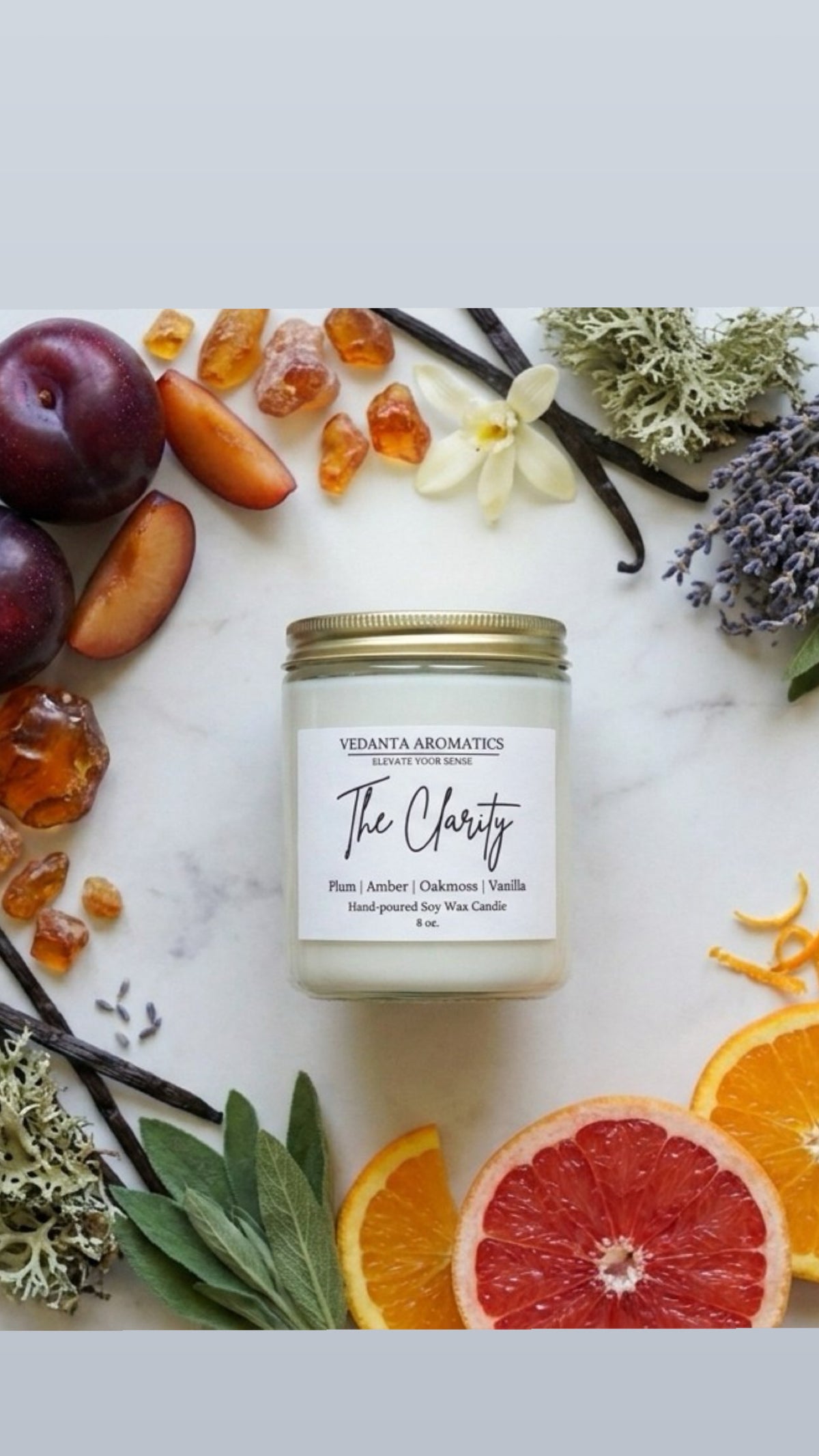 The Clarity Soy Wax Candle