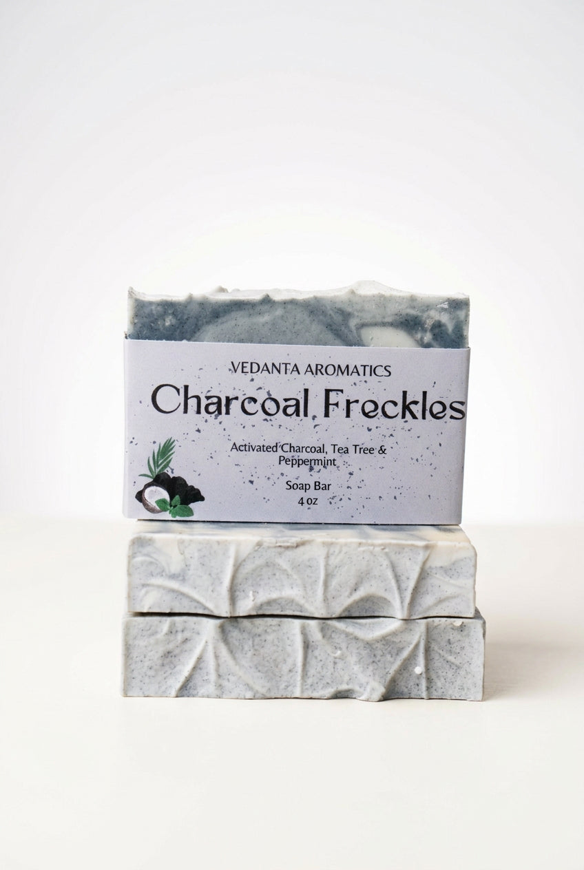 Charcoal Freckles | Body Scrub Soap Bar 4 oz