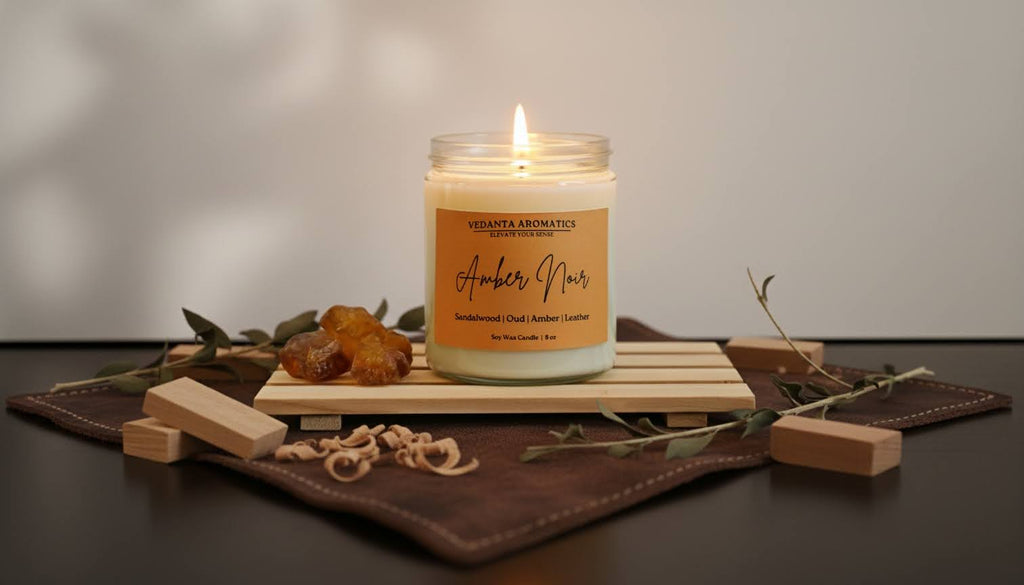 Amber Noir Soy Wax Candle