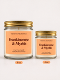 Frankincense & Myrrh - Soy Wax Candle 4 oz | 8 oz