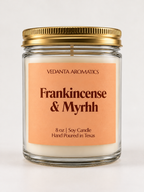 Frankincense & Myrrh - Soy Wax Candle 4 oz | 8 oz