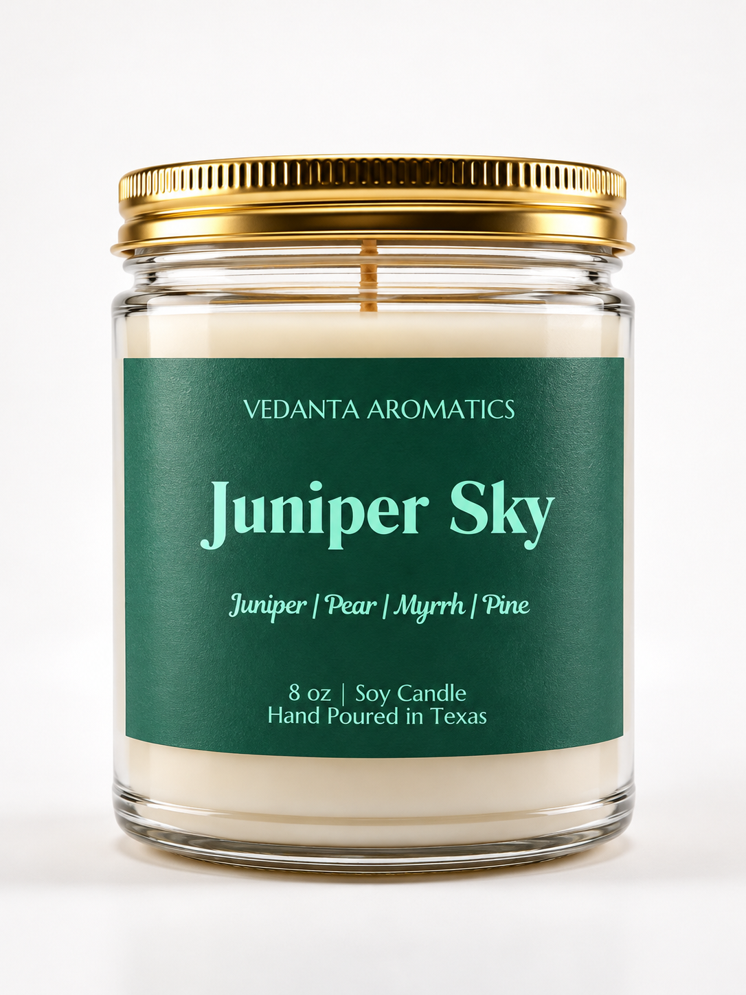 Juniper Sky – Frosted Juniper & Myrrh Soy Candle