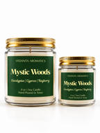 Mystic Woods - Soy Wax Candle 4 oz | 8 oz