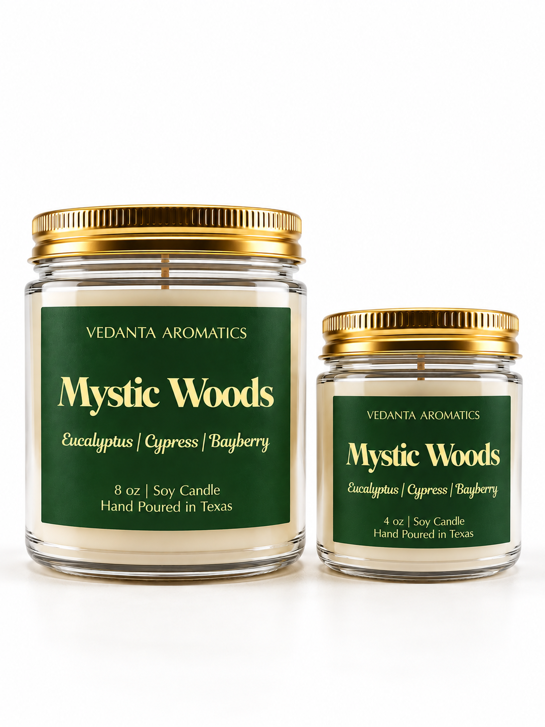 Mystic Woods - Soy Wax Candle 4 oz | 8 oz