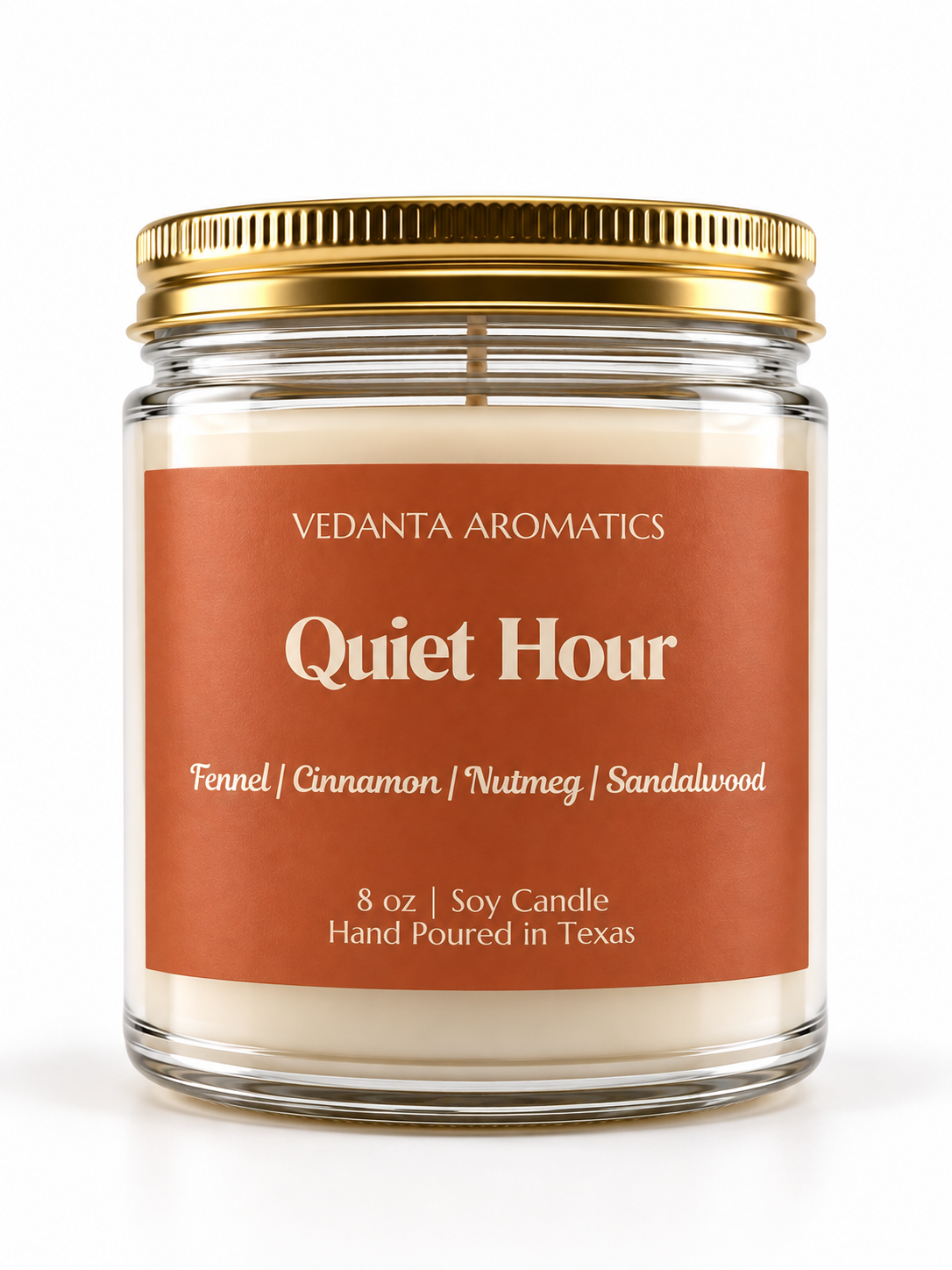 Quite Hour - Soy Wax Candle 4 oz | 8 oz