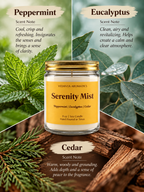 Serenity Mist - Soy Wax Candle 4 oz | 8 oz