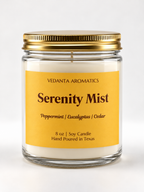 Serenity Mist - Soy Wax Candle 4 oz | 8 oz
