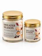 Sweater Season | Fresh Apple, Mint & Musk Soy Candle