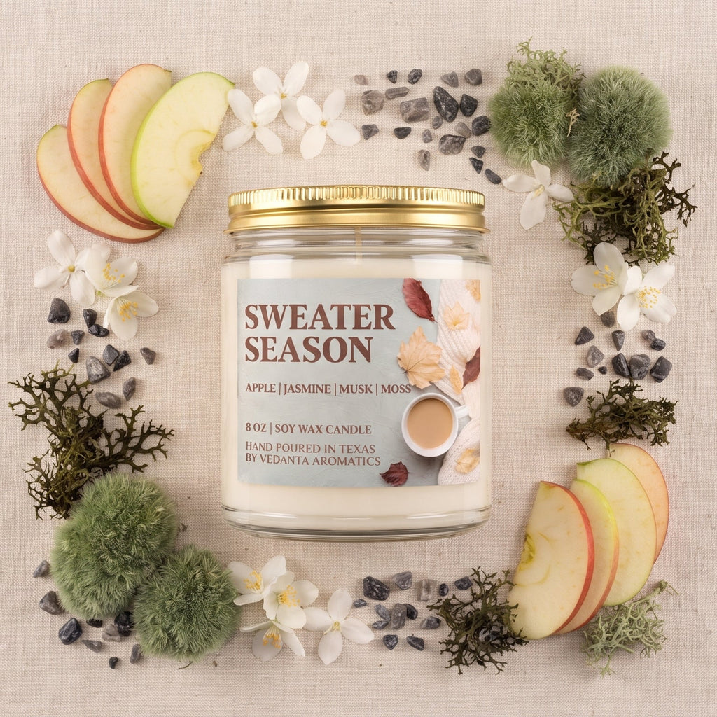 Sweater Season | Fresh Apple, Mint & Musk Soy Candle
