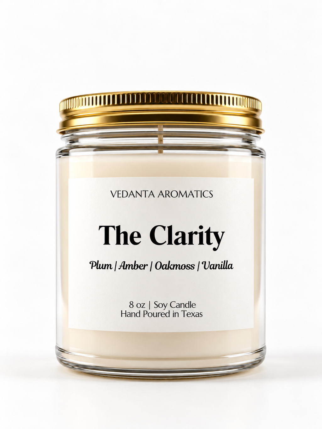 The Clarity - Soy Wax Candle 4 oz | 8 oz