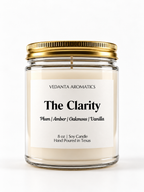 The Clarity - Soy Wax Candle 4 oz | 8 oz